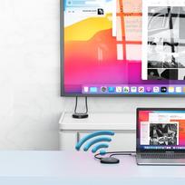 wda - Belaidis USB-C adapteris su WDA02 Share My Screen 4K hub 32147, juoda, ilgis kabelis 15cm, Verbatim - 6 nuotrauka