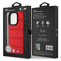 apple pro 3 - BMW "M Perforated And Stitched Line MagSafe Case iPhone 16 Pro" Red - 2 nuotrauka