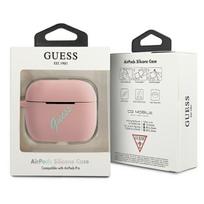 apple airpods ausines - Guess GUACAPLSVSPG Vintage case for Airpods Pro Pink - 2 nuotrauka
