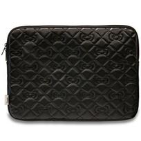 kompiuterio 14 deklas - Hello Kitty Zip PU Quilted Bows case for a 14" laptop - black - 2 nuotrauka