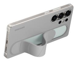 ultra samsung - Samsung Standing Grip Cover Case Galaxy S25 Ultra Gray - 4 nuotrauka