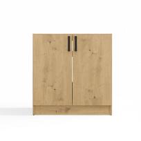 virtuvine spintele 80 cm - Topeshop Apatinė virtuvės spintelė KATIA D-80 DĄB ARTISAN (Artisan Oak) - 4 nuotrauka