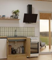 virtuvine spintele 80 cm - Topeshop Apatinė virtuvės spintelė KATIA D-80 DĄB ARTISAN (Artisan Oak) - 8 nuotrauka