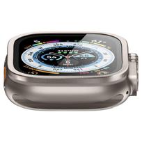 apple watch ultra apyrankes - Spigen Glas.TR Slim Pro grūdintas stiklas Apple Watch Ultra (49 mm), Titanas (Titanium) - 7 nuotrauka