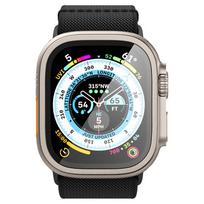 apple watch ultra apyrankes - Spigen Glas.TR Slim Pro grūdintas stiklas Apple Watch Ultra (49 mm), Titanas (Titanium) - 8 nuotrauka