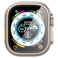 apple watch ultra apyrankes - Spigen Glas.TR Slim Pro grūdintas stiklas Apple Watch Ultra (49 mm), Titanas (Titanium) - 9 nuotrauka