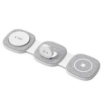 apple watch 1 - Tech-Protect QI15W-A32 3in1 Magnetic MagSafe Wireless Charger Pilkas (Grey) - 2 nuotrauka