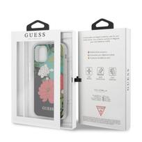 iphone 11 pro max deklas - Guess "GUHCN65IMLFL01 Flower Collection Case iPhone 11 Pro Max" Black - 2 nuotrauka