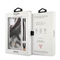 iphone 12 mini dekliukas - Guess "GUHCP12SKSMAGR TPU Marble Case iPhone 12 mini" Grey - 2 nuotrauka