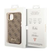 casio gold vintage - Guess iPhone 14 Plus Hard Case 4G Vintage Gold Logo - Rudas (Brown) - 2 nuotrauka