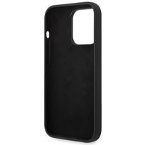 iphone 7 deklas - Guess GUHCP14XSLTGK iPhone 14 Pro Max Kietas Silikoninis Dėklas Juodas (Black) - 3 nuotrauka