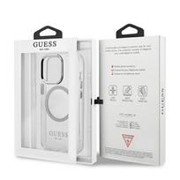 iphone 13 pro magsafe - Apple iPhone 13 Pro Guess Dėklas Metal Outline Magsafe (GUHMP13LHTRMS) sidabrinės spalvos - 2 nuotrauka