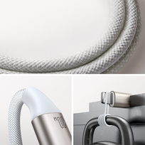 5w usb pakrovejas - Joyroom S-IW012 Greito įkrovimo magnetinis įkroviklis 2-in-1 30W 1.5 m (Balta - White) - 3 nuotrauka