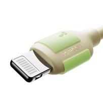 kabelio antgaliai - Joyroom S-A53 USB-A - Lightning 3A greito įkrovimo laidas, 2m, Smėlinis (Beige) - 2 nuotrauka