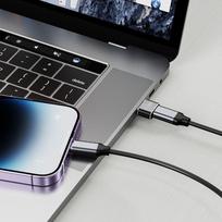 ultraboost 5 - Tech Protect Adapteris UltraBoost USB-A (vyriška) / USB-C (moteriška) - juodas - 3 nuotrauka