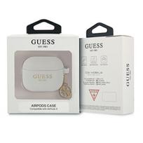 airpods deklas silikoninis - Guess 4G Charms Silicone Case for Airpods 3 Gray - 2 nuotrauka