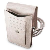 rankine telefonui - Guess "PU 4G Triangle Logo Phone Bag" Pink - 3 nuotrauka
