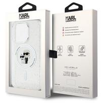 apple iphone 15 magsafe - Karl Lagerfeld "KLHMP15LHGKCNOT Karl & Choupette Glitter MagSafe iPhone 15 Pro" - 2 nuotrauka