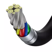5a usb c laidas - Kabelis Baseus Superior Series Cable USB-C to USB-C, 100W, 1m, juodas - 2 nuotrauka