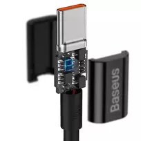 5a usb c laidas - Kabelis Baseus Superior Series Cable USB-C to USB-C, 100W, 1m, juodas - 3 nuotrauka