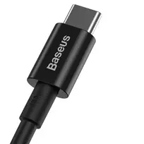 5a usb c laidas - Kabelis Baseus Superior Series Cable USB-C to USB-C, 100W, 1m, juodas - 5 nuotrauka