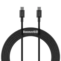 5a usb c laidas - Kabelis Baseus Superior Series Cable USB-C to USB-C, 100W, 1m, juodas - 6 nuotrauka