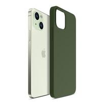 iphone 14 silikoninis deklas - 3MK "Hardy Silicone MagCase iPhone 15 Plus" Alpine Green - 2 nuotrauka