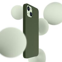 iphone 14 silikoninis deklas - 3MK "Hardy Silicone MagCase iPhone 15 Plus" Alpine Green - 7 nuotrauka