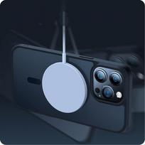 iphone 12 mini deklas magsafe - Tech-Protect MagMat MagSafe dėklas iPhone 12 mini / 13 mini - Skaidrus Juodas (Clear Black) - 4 nuotrauka
