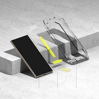 galaxy s24 ekrano plevele - Ringke "Easy Slide" 2-Pack Apsauginis stiklas Samsung Galaxy S24 Ultra Skaidrus (Clear) - 3 nuotrauka