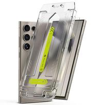 galaxy s24 ekrano plevele - Ringke "Easy Slide" 2-Pack Apsauginis stiklas Samsung Galaxy S24 Ultra Skaidrus (Clear) - 10 nuotrauka