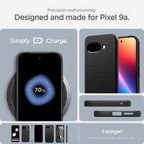 google pixel 9a - Spigen "Liquid Air Case for Google Pixel 9A" Juodas (Black) - 2 nuotrauka