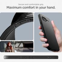 google pixel 9a - Spigen "Liquid Air Case for Google Pixel 9A" Juodas (Black) - 3 nuotrauka