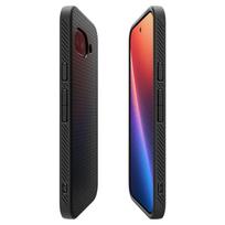 google pixel 9a - Spigen "Liquid Air Case for Google Pixel 9A" Juodas (Black) - 11 nuotrauka