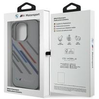 apple iphone 3 telefonas - BMW "Motosport IML Random Stripes Case iPhone 16 Pro" Grey - 2 nuotrauka