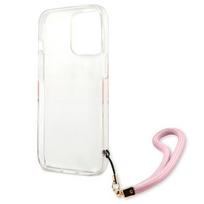 apple iphone 6 - Guess "GUHCP13LKCABPI Camo Strap Collection Case iPhone 13 Pro" Pink - 4 nuotrauka