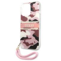 apple iphone 6 - Guess "GUHCP13LKCABPI Camo Strap Collection Case iPhone 13 Pro" Pink - 5 nuotrauka