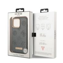 iphone 13 pro magsafe - Apple iPhone 13 Pro Guess dėklas Peony Logo Plate MagSafe (GUHMP13LSAPSTG) pilkos spalvos - 2 nuotrauka