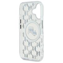 iphone 166 - Karl Lagerfeld "IML Monogram Karl and Choupette Head MagSafe iPhone 16" Clear - 3 nuotrauka