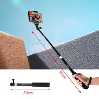 juodas - Tech-Protect GA100 Selfie Stick GoPro / DJI Juodas (Black) - 3 nuotrauka