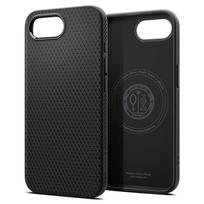 apple 17e - Spigen Liquid Air MagSafe dėklas Apple iPhone 16e Juodas (Black) - 14 nuotrauka