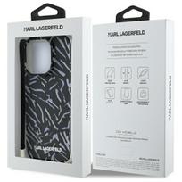 zebra telefonas - Karl Lagerfeld "Zebra With Cord iPhone 16 Pro" Purple - 2 nuotrauka
