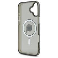 iphone 7 plus deklas - Karl Lagerfeld "IML Metal Karl Head MagSafe iPhone 16 Plus" Black - 3 nuotrauka