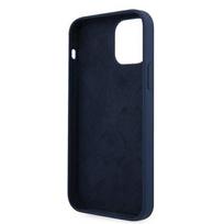 iphone 12 mini dekliukas - Guess "GUHCP12SLSVSBL Silicone Vintage Cover iPhone 12 mini" Blue - 3 nuotrauka