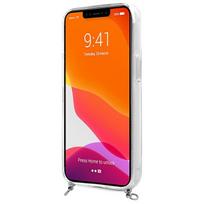 iphone 13 mini deklas - Guess "GUHCP13SKC4GBSI 4G Grey Strap Silver Chain Case iPhone 13 Mini" - 4 nuotrauka