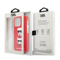 iphone 13 telefono deklas karl lagerfeld - Karl Lagerfeld "TPE Karl and Choupette Case iPhone 13 Pro" Red - 2 nuotrauka