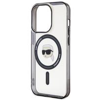 iphone 15 pro telefonai - Karl Lagerfeld "KLHCP15XLKKNSK Hardcase Liquid Glitter Ikonik iPhone 15 Pro Max" - 4 nuotrauka
