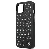 dekliukas iphone 13 mini - Mercedes Benz Apple iPhone 13 Mini Mercedes dėklas Sidabrinis Stars Pattern (MEHCP13SESPBK) juodos spalvos - 4 nuotrauka