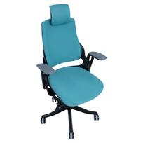 ergonomine biuro kede - Kėdė Home4you Wau 13655, 70 x 70 x 112 - 129 cm, mėlyna - 2 nuotrauka