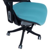 ergonomine biuro kede - Kėdė Home4you Wau 13655, 70 x 70 x 112 - 129 cm, mėlyna - 3 nuotrauka